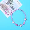 2pcs/Set Fashion Natural Wood Beads Jewelry Cute Animal Pattern Necklace Bracelet For Children Party Jewelry Girl Birthday Gift