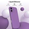 Coque de Protection - BOOLING - iPhone 17 Pro - Silicone Liquide Slim Légère Anti-Rayures - Violet
