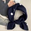 Premium 90Cm Floral Large Square Scarf Cotton And Linen Silk Scarf Women'S Headscarf Thin Scarf Sun Protection Shawl Outer Yarn