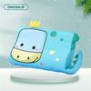 Toddler Bed Pillow Toddler Crib Pillow Breathable Ergonomic Cushion with Animal Pattern for Bedroom Travel Kindergarten Sofa