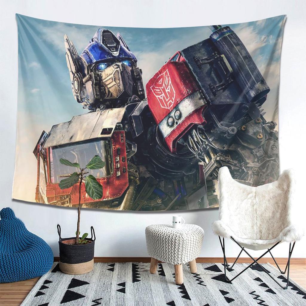 Optimus Prime Tapestry Wall Hanging Aesthetic Home Decoration Tapestries for Living Room Bedroom