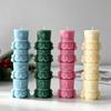 Christmas Candle Project Form with Holiday Figure Outline, Flexible Craft Tool for Clay Work, Pouring Tasks, and Seasonal Table Styling