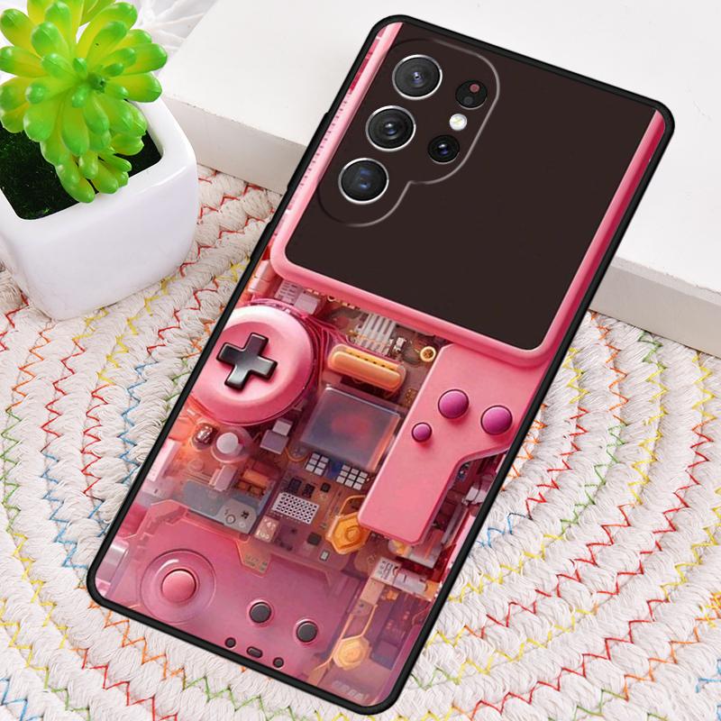 Retro Game Console TPU Phone Case For Samsung Galaxy Note 10 Pro S26 S25 S24 S23 S22 Ultra Plus S21 FE S20 Shockproof Cover