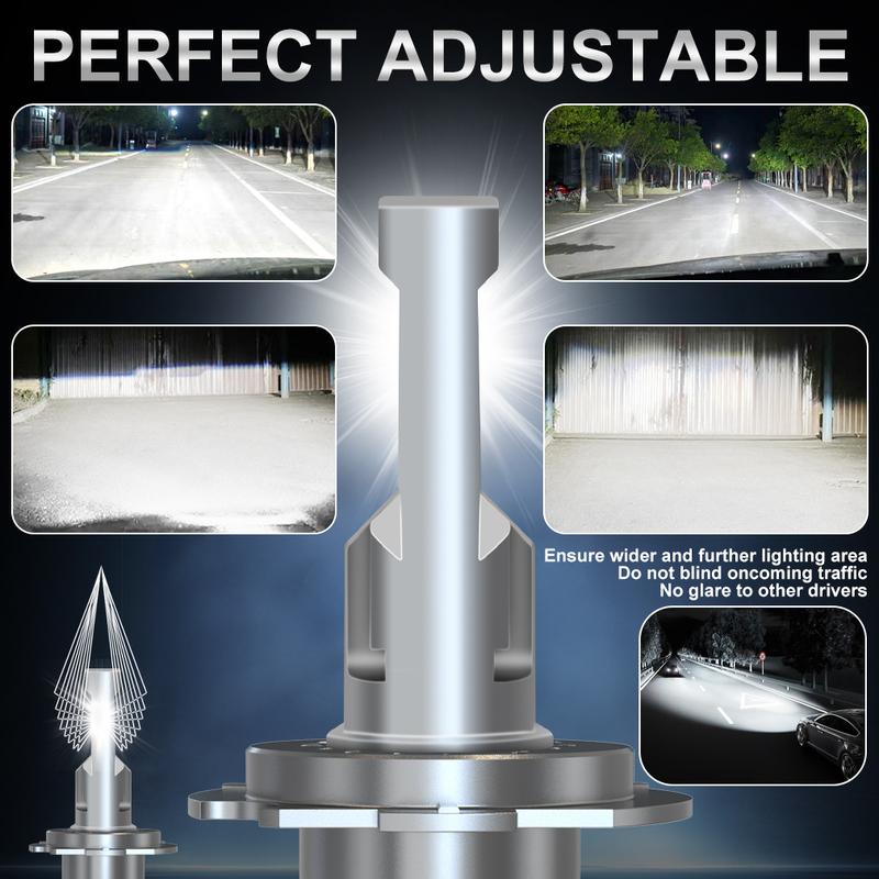 XSTORM H7 LED Headlight 30000LM 100W Car Light Bulbs LED H4 Headlight Canbus H1 H11 9005 9006 Car Turbo Light 6500K 12V 24V