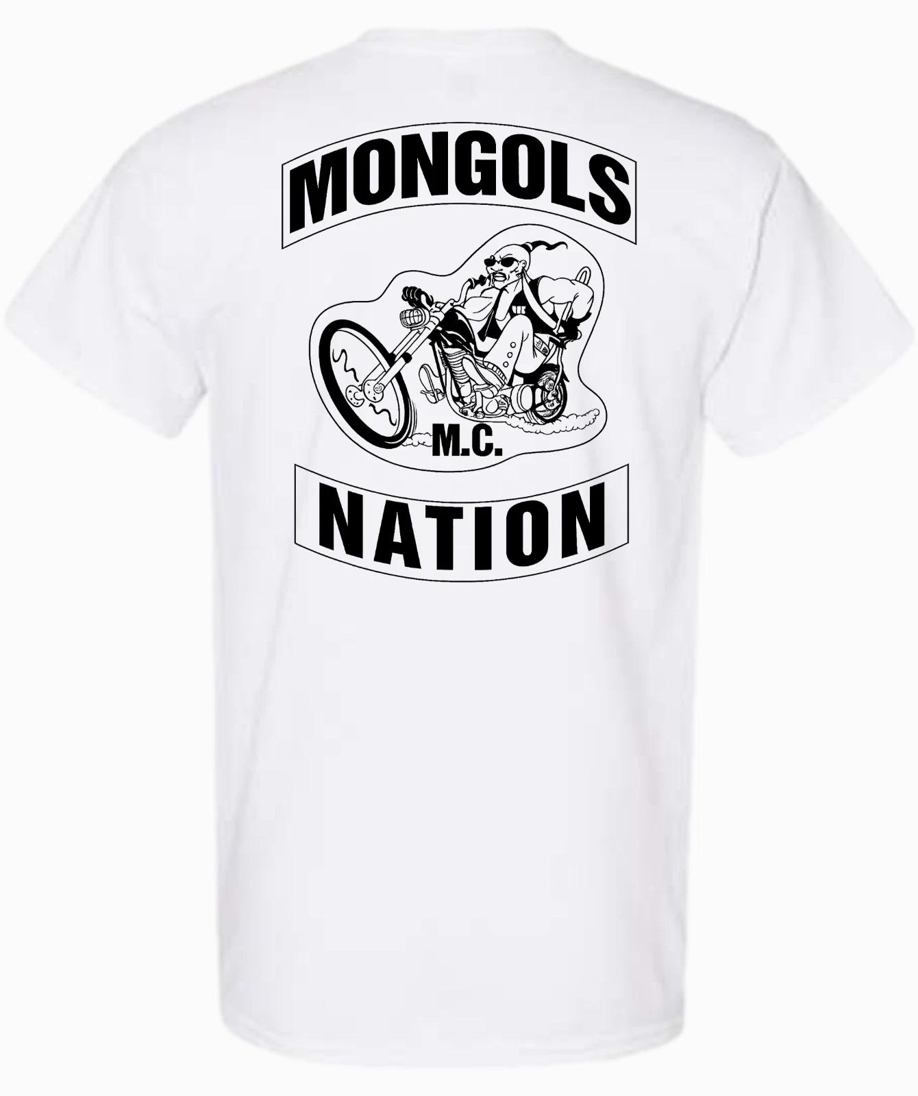

Mongols Nations Solid White Short Sleeve T-Shirt L