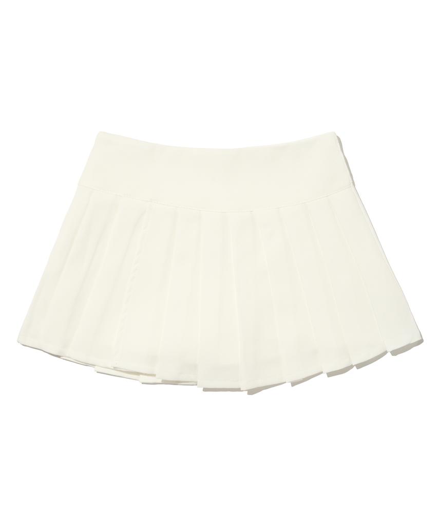 ROIDESROIS Teen Pleated Tennis Skirt (Ivory)