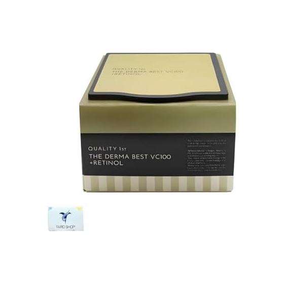 Качество прежде всего Derma Best VC100 Plus Retinol Face Sheet Mask Упаковка масок для лица 20 штук Большая вместимость салфетки в комплекте (Золото)