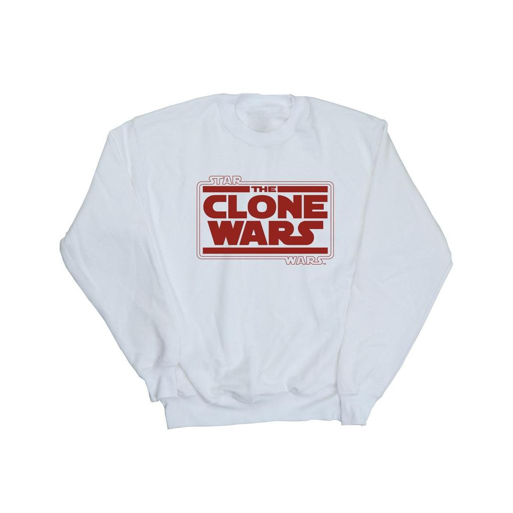 STAR WARS Mens Clone Wars Logo Sweatshirt