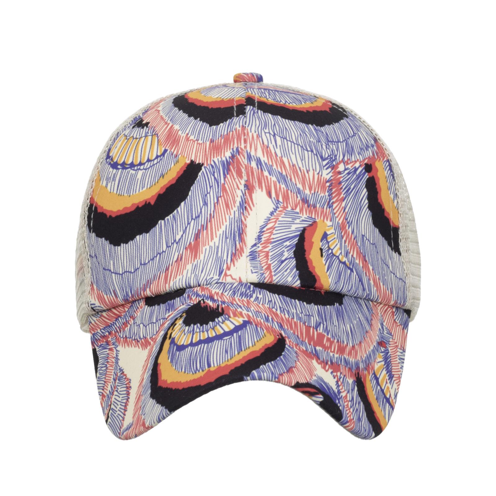 

Hat Colorful Line Printed Cross Baseball Cap Cap Casual Sun Protection Hat
