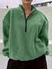2025 Winter Europäisches & Amerikanisches Langarm Freizeit Einfarbiges Sweatshirt