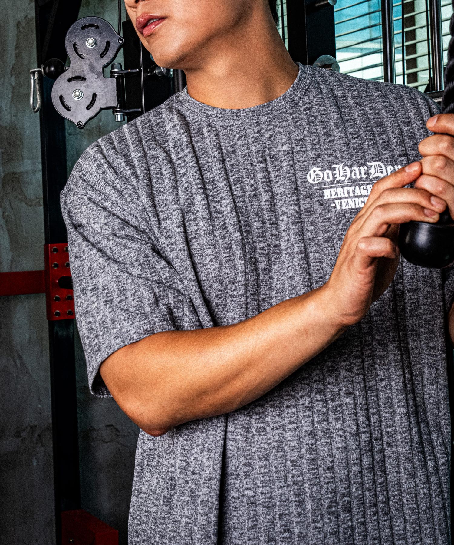 Go Harder Oldschool Heritage Oversized T-Shirt Gray Gray/L