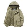 Men's Windproof Quick-Dry Outdoor Jacket - Spring/Autumn Loose Fit, Plus Size, Thin Style for Hiking and Casual Wear