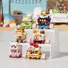 Creative Micro-grain Assembly Building Blocks Children's Educational Toys Dream Shop Selling Hamburger Car Desktop Decorations