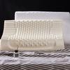 3D Convex Particle Massage Latex Pillow Cervical Spine Protection and Sleep Aid Pillow Core High Rebound Non Deformable Headrest, Dry and Breathable