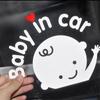 New Window Auto Decal Car Accessories 3D Cartoon Car Stickers Windshield Auto-styling Baby In Car