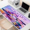 Custom Name Personalized KPop Hunters Pattern Mousepad, Laptop PC Desk Mat, Decorative Desk Mat for Home Keyboard Pad Gift