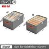 1-2Pcs Oxford Cloth Box Storage Partition Storage Basket Organizer for Underwear Foldable Clothes Boxes Organizers Clothing Home