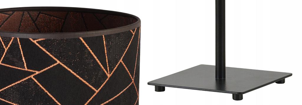 GIA TABLE LAMP, COPPER PATTERN LAMPSHADE