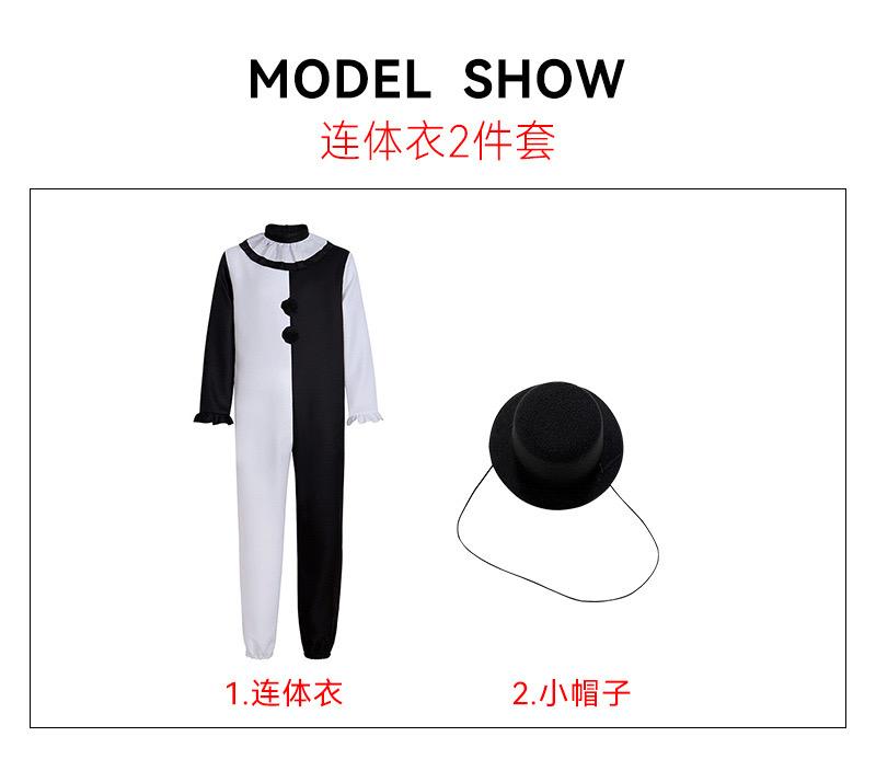 Terrifier Art Clown Joker Cosplay Costume Men Jumpsuit Women Role Play Fancy Dress Up Horror Dress Suit Halloween Carnival Party