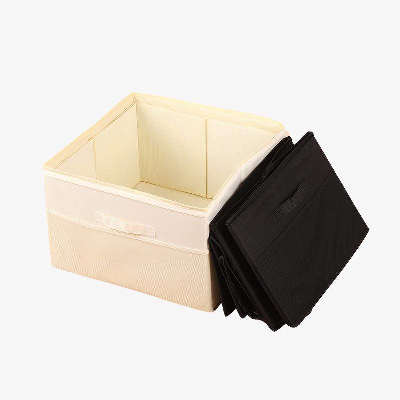 Foldable Moisture-Proof Oxford Cloth Shoe Storage Box with Lid, Visible Shoe Box, Clothes & Miscellaneous Storage Bin