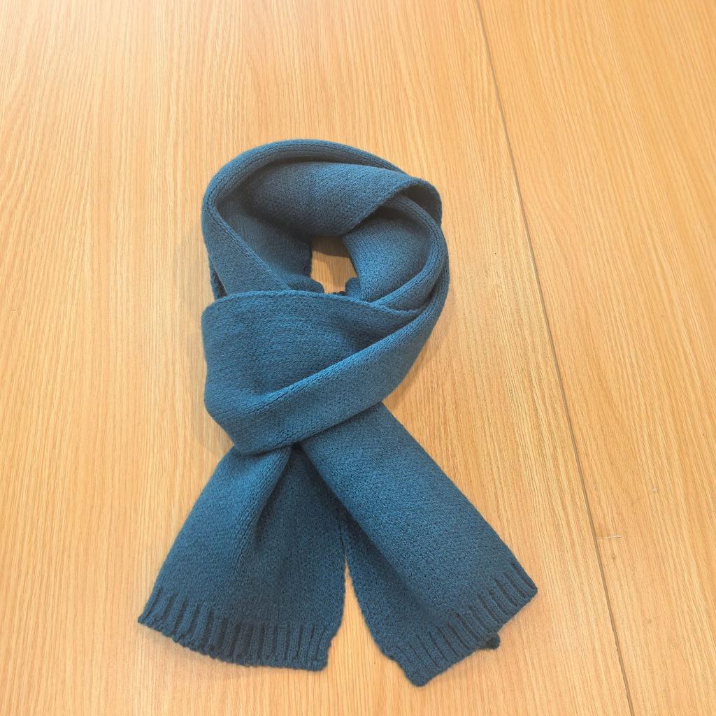 New solid color arctic velvet scarf women's autumn and winter Korean version college style simple cycling warm windproof scarf wholesale