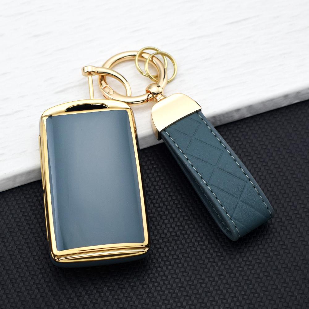3/4 Buttons Anti-Scratch Tpu Car Key Cover For Mazda 3 Axela Cx-30 Cx-5 Cx4 Cx8 Cx9 - Keyless Fob Protector Key Rings
