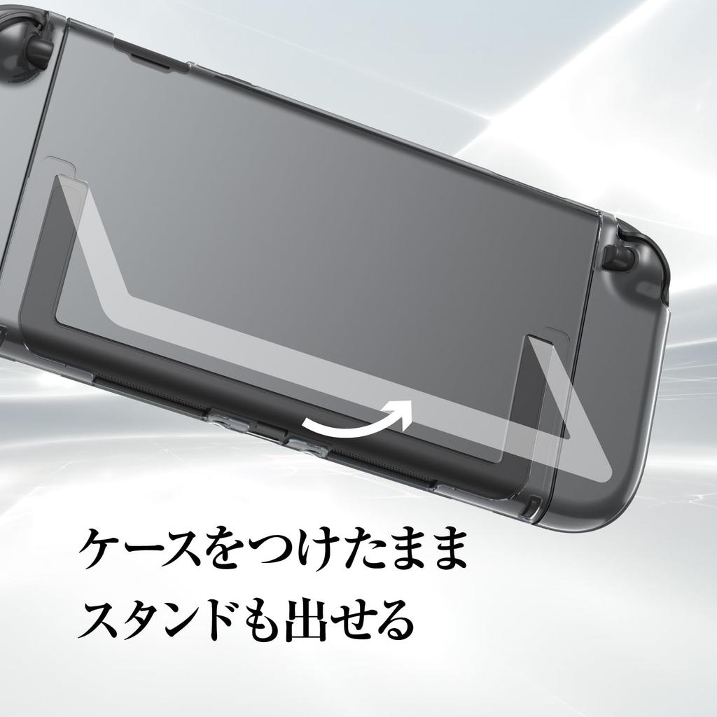 Allone Separate Clear Case 2 for Switch 2, 12 X 2 X 28 Cm, Compatible with Switch 2, Highly Transparent and Protects Against Dirt, Charging While