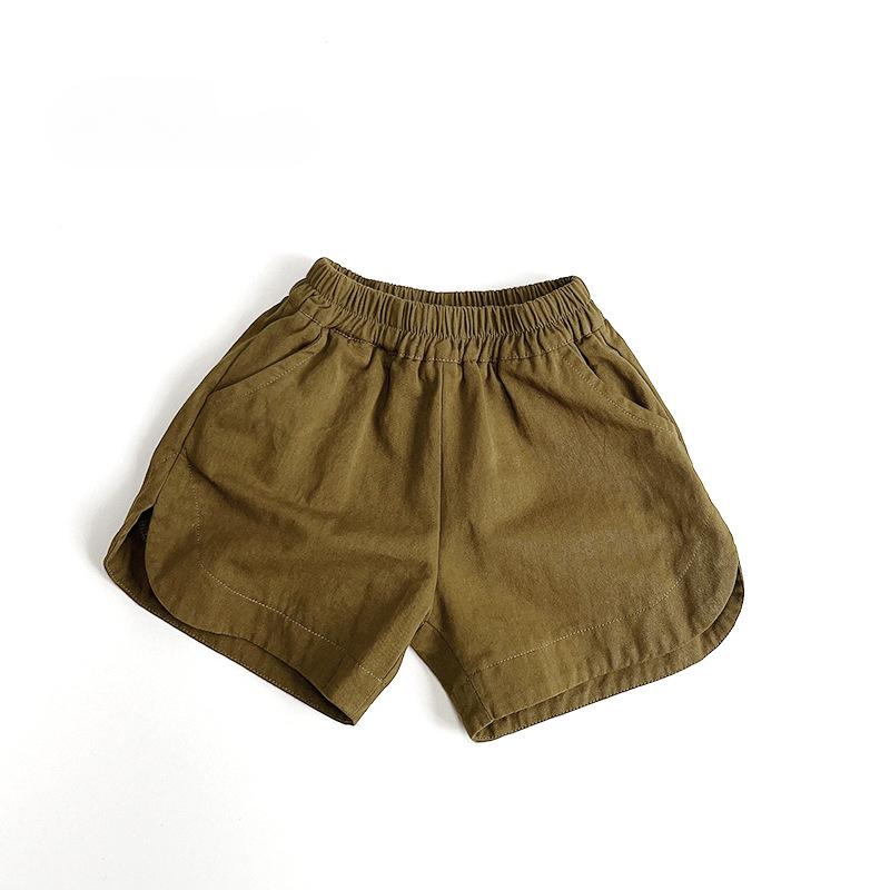 Retro Pants Children's Shorts Summer Boys' Five Quarter Pants Girls' Korean Pants