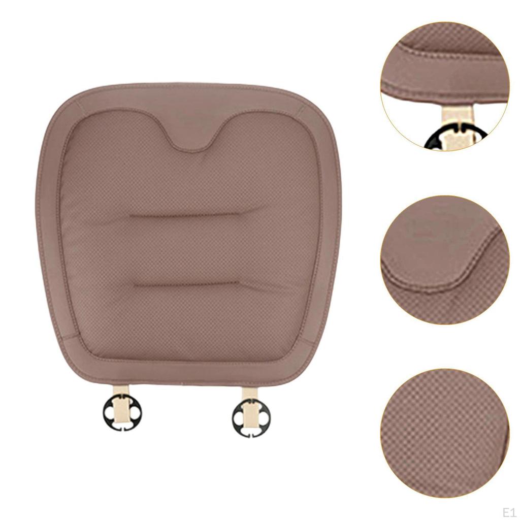 Car Seat Cover Soft Anti Slip Multifunctional Wear Resistant with Secure Buckle Supportive Pad for