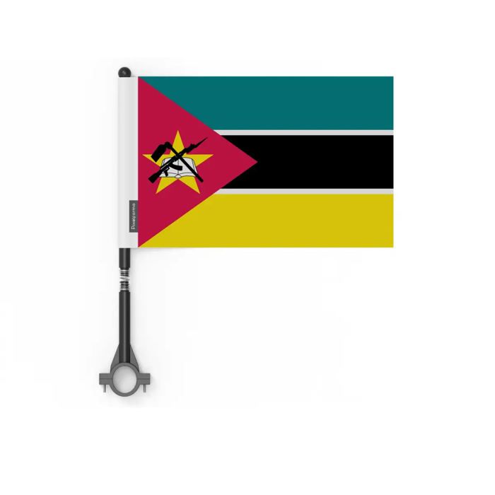 Drapeau - Mozambique - 10 pièces - 14 x 21 cm - Polyester - Extérieur