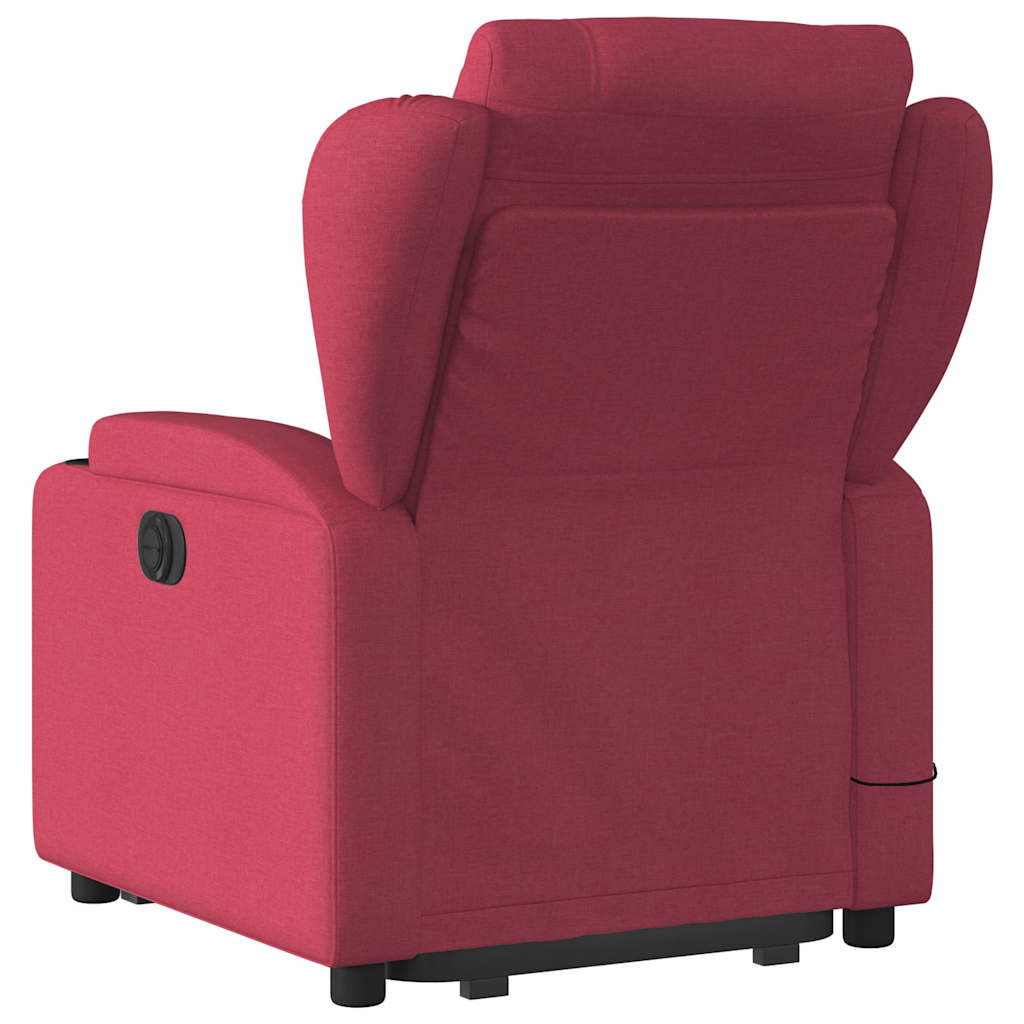 Vidaxl Lift-Up Massage Chair, Electric, Reclining, Red