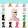 Hijab Scarf Musulmano Islamico in Modal da Donna, Leggero ed Elastico, per le Preghiere del Ramadan