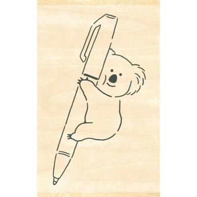 Beverly Hanko Stamp Ink Lover Koala and Pen TSW-123