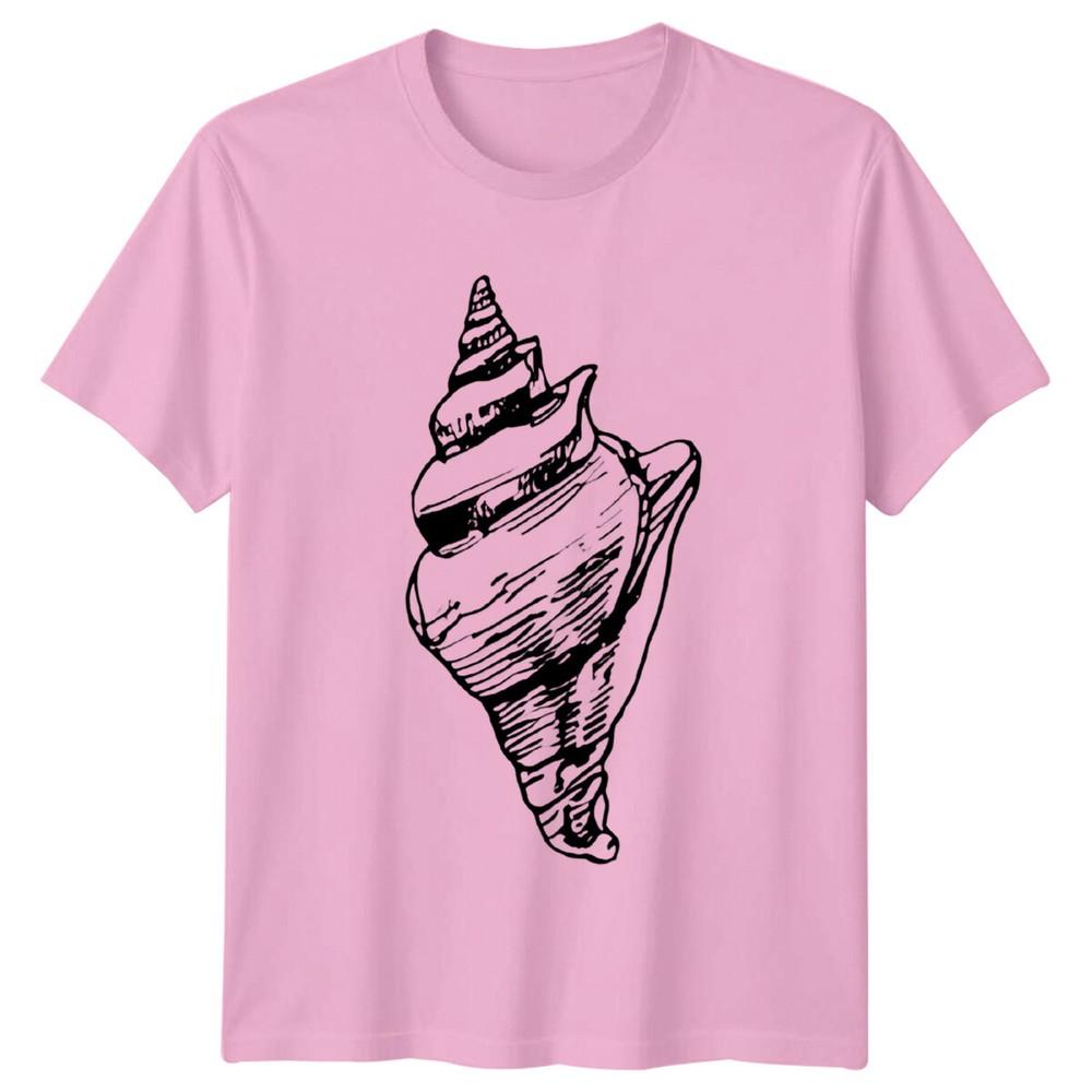 Seashell Graphic Unisexs TShirt Unisexs Tee Coastal Ocean Unisex Top