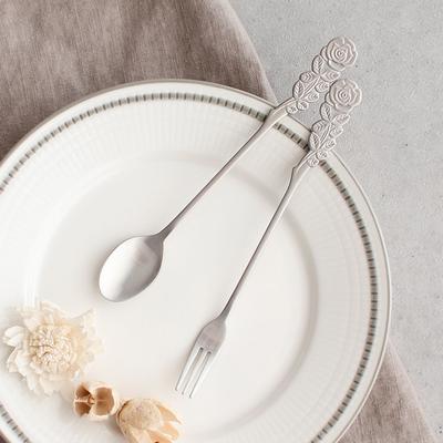Rose Teaspoon, Tea Fork