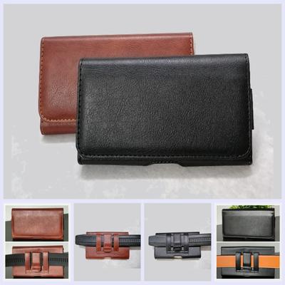 Univerzální pouzdro na telefon z PU kůže Proces šití Držák na mobilní telefon Pánský klip na opasek