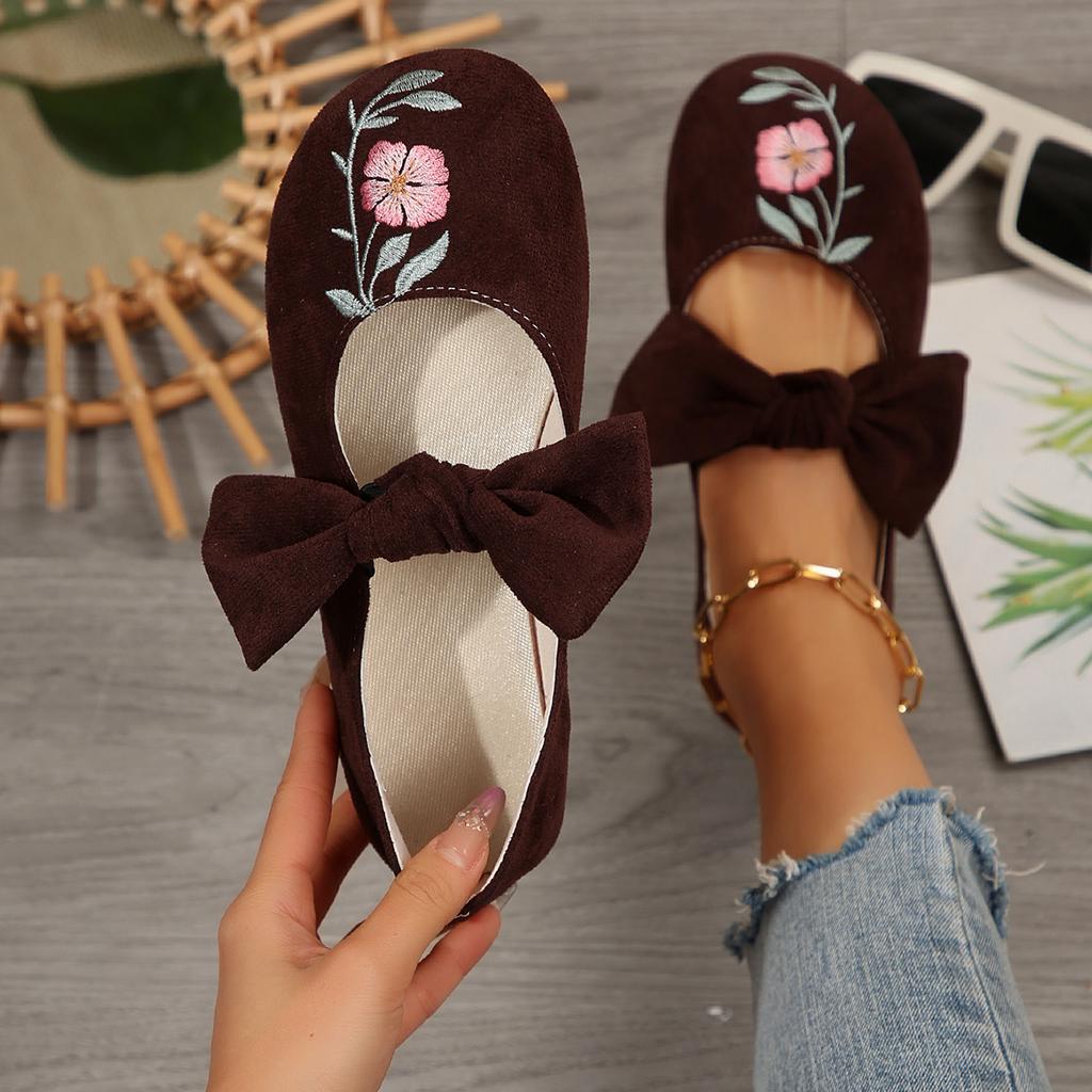 Women Flats 2026 New Ballet Flat Mary Jane Shoes Women Trend Solid Color Fabric Elegant Loafers Shoes for Women Zapatos De Mujer