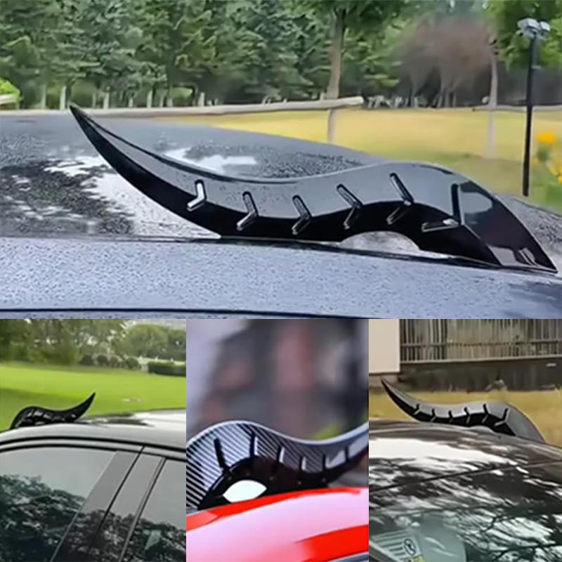 Car Roof Dragon Horn Modification, Car Exterior Decoration, Universal Mecha-Fantasy Auto Roof Ornament