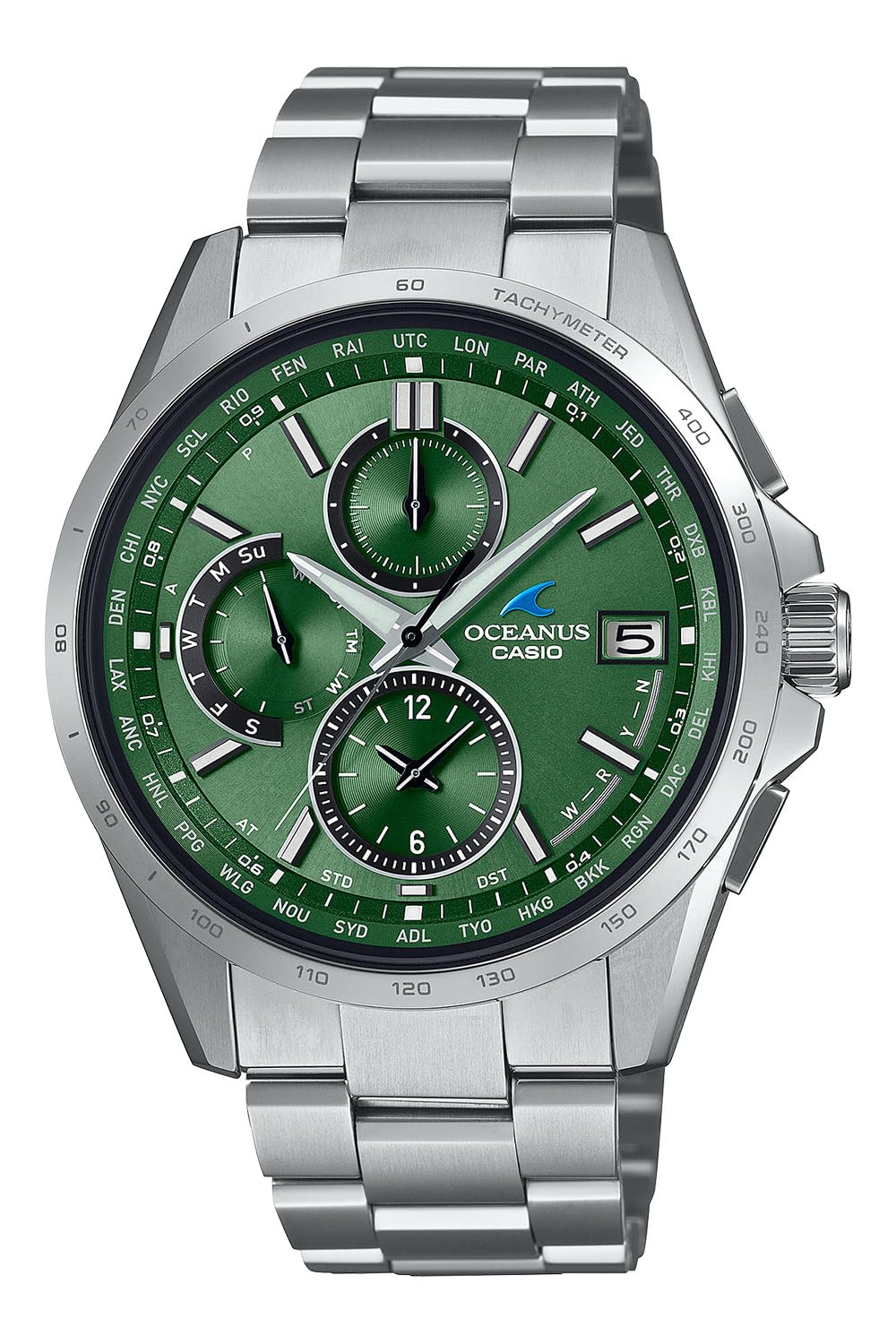 

Годинник Oceanus Made in Japan OCEANUS 20th Anniversary Model CLASSICLINE World Limited 500 штук Radio Solar Sapphire Glass Silver [Casio] []