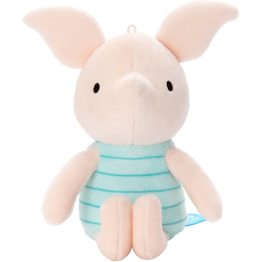 Disney Classic Pooh Piglet Washable Plush Toy 14cm Height