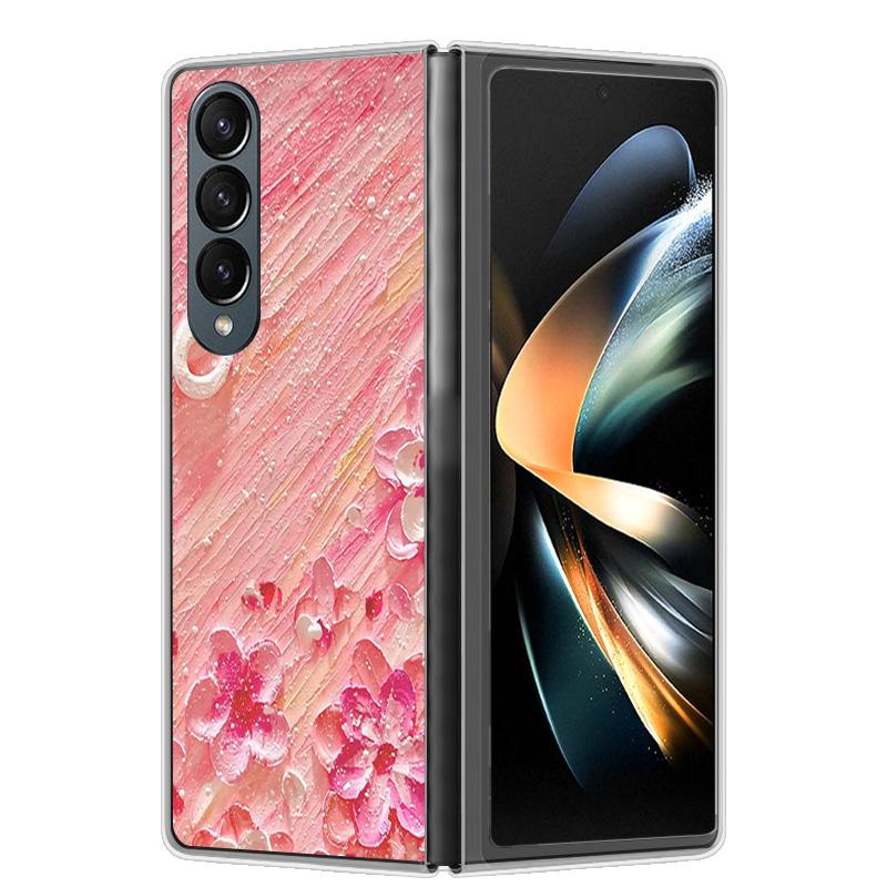 For Samsung Z Fold 4 Case ZFold 5 4 5G Hard Transparent Phone Cover For Samsung Galaxy Z Fold4 Fold5 Shockproof Bumper Fundas