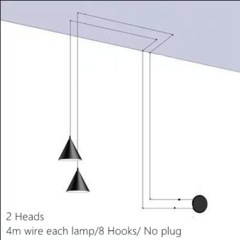 Modern Hanging Lamps for Living Room Dining Room Bedroom Night Lamp Home Decor Hanging Fixture Indoor Lighting