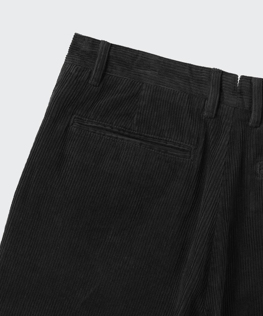 MUSINSA STANDARD [City Workers] 8W Corduroy Tapered Pants [Dark Grey]
