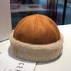 Women's Fleece-Lined Winter Hat: Thick Suede, Warm Melon Skin, Korean & Japanese Retro Style, Versatile Plush Hat