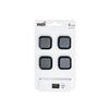 Furniture Knobs - Square - Antik Model - Zamak - Black - Set of 4