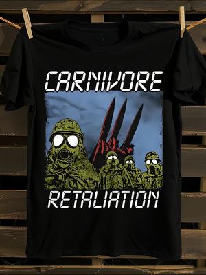 Vintage Tshirt Vintage Carnivore Band Graphic Tshirt