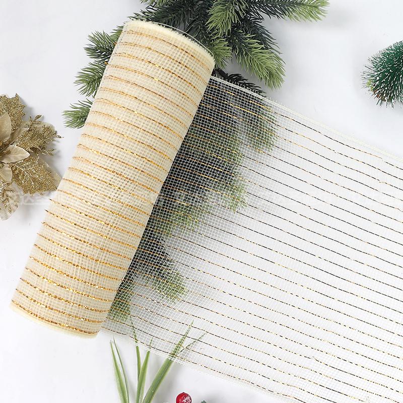 Influencer DIY Mesh Christmas Tree Ribbon & Bow Decoration