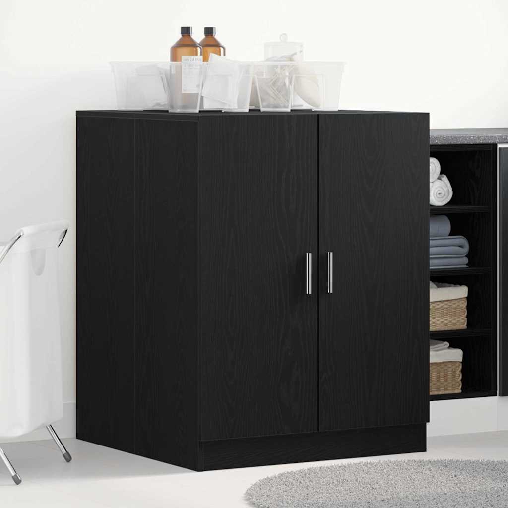 Mobile per Lavatrice Effetto Rovere Nero Truciolato