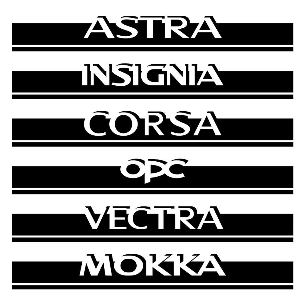 AAHA1 Auto Engine Bonnet Trim Decal For Opel OPC Astra J H G K Insignia Corsa D B E Mokka Vectra B Car Hood Cover Stickers Accessories