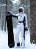 2025 Women's Slimming Waterproof One-Piece Ski Suit for Winter Outdoor Activities